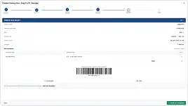 Dashboard — barcode cross-check