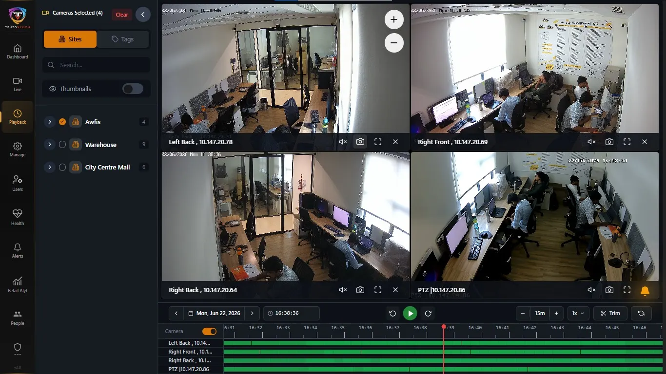 Dashboard — ANPR and overspeed detection