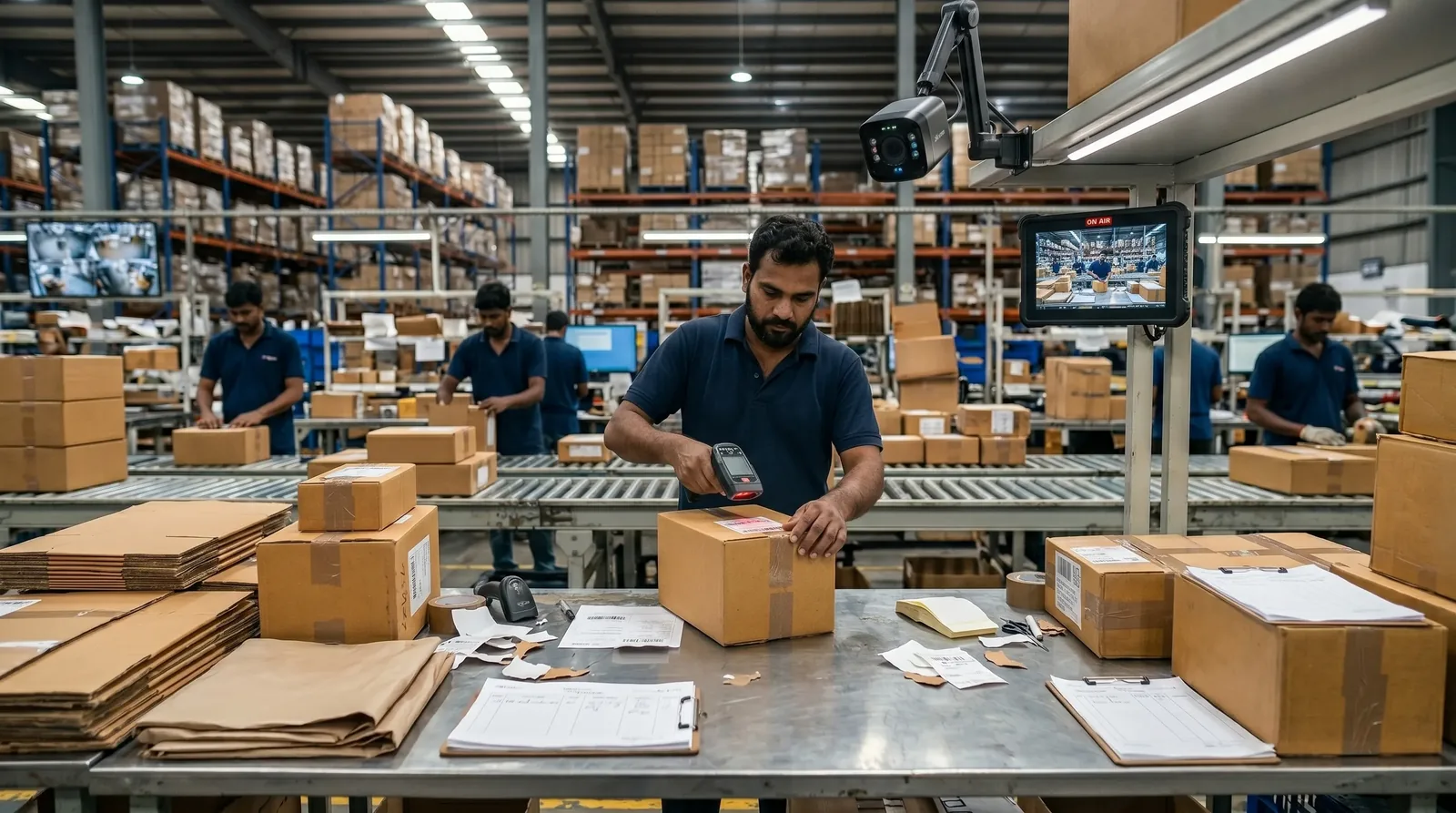 During — AWB verification enforced at every counter